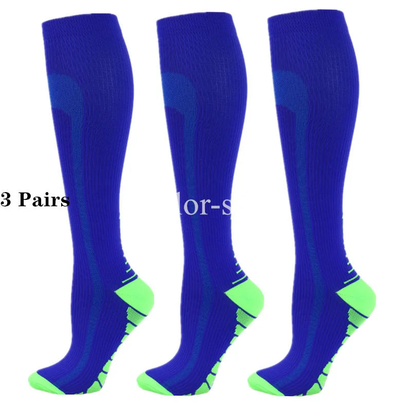 Premium 3er Paar Kompressionssocken