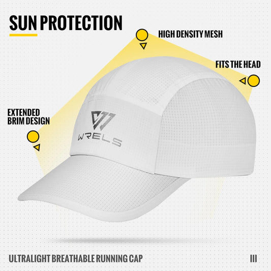 Lauf- & Tenniscap Atmungsaktiv