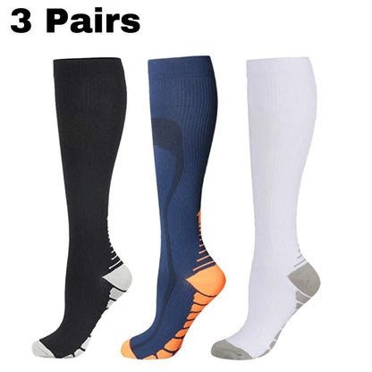 Premium 3er Paar Kompressionssocken
