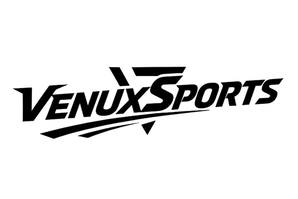 VenuxSports in einem coolen Sportlichen design in Schwarz als logo